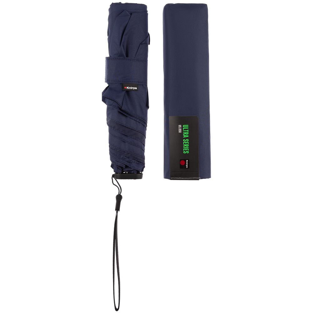 Зонт складной US.050, темно-синий — изображение 4