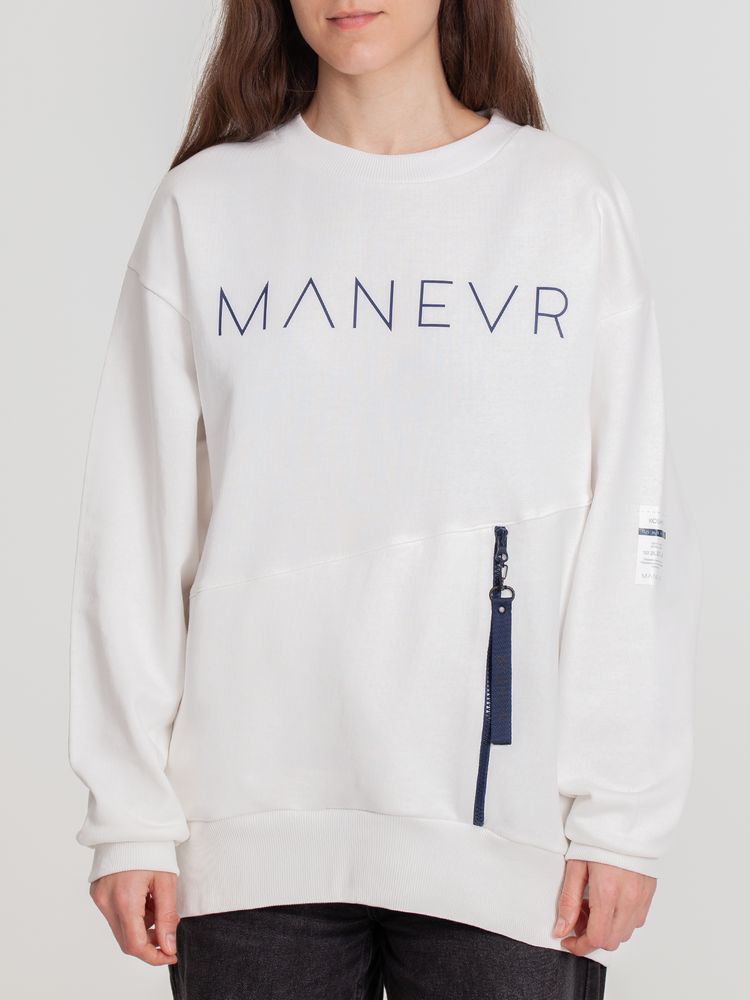 Свитшот унисекс Kosmos 2.0, кремовый — изображение 2