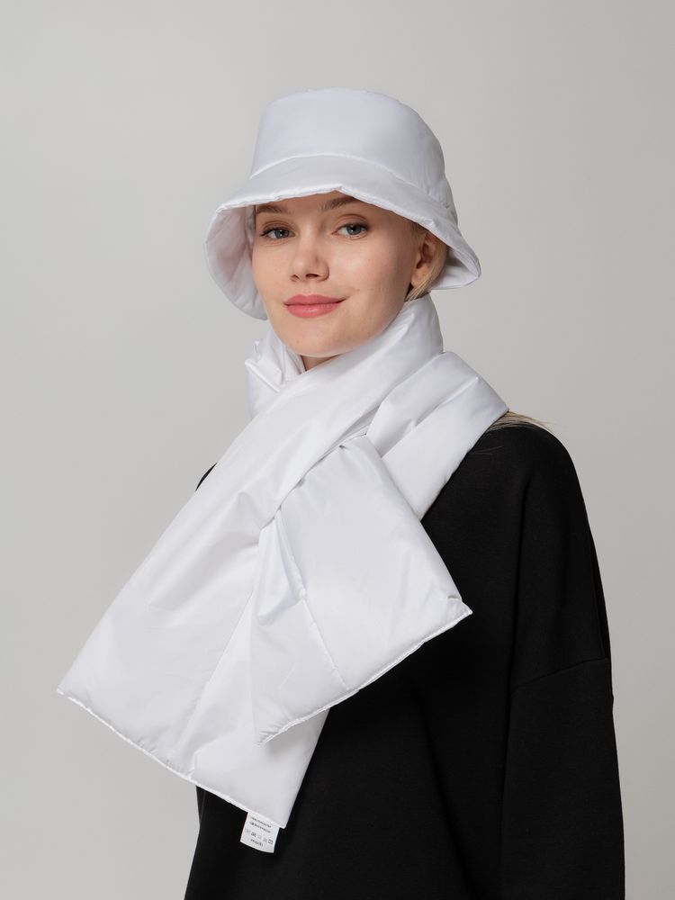 Панама утепленная Shelter, белая — изображение 8