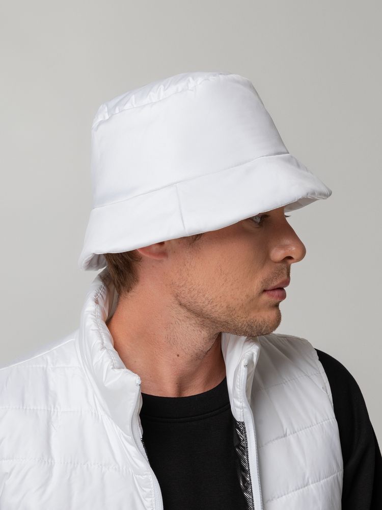 Панама утепленная Shelter, белая — изображение 6