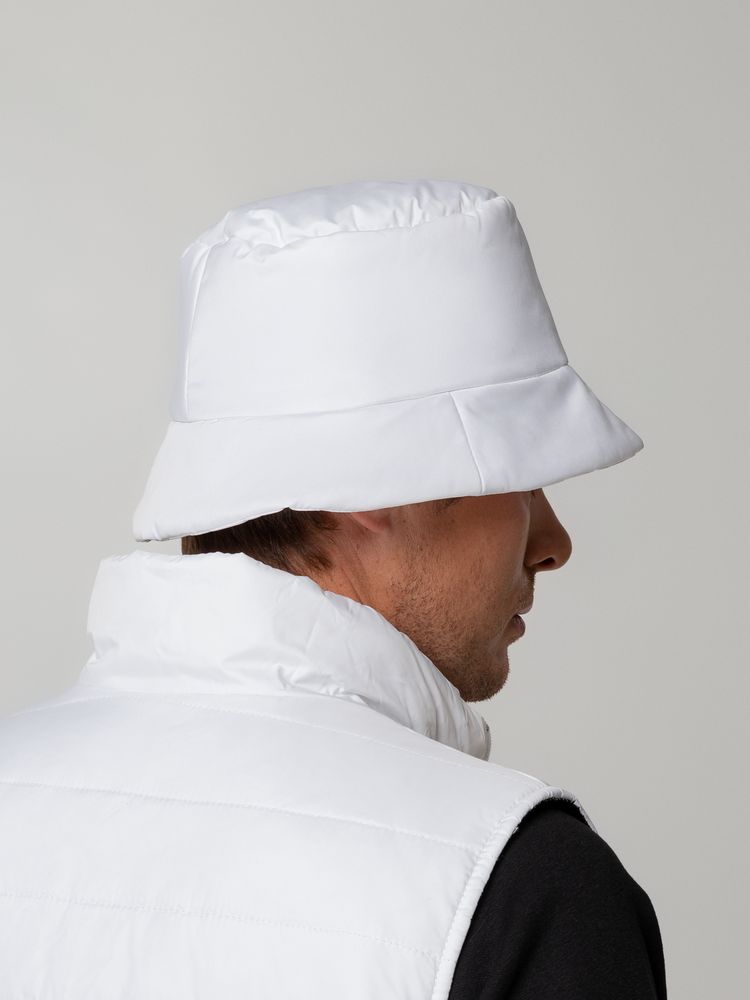 Панама утепленная Shelter, белая — изображение 7