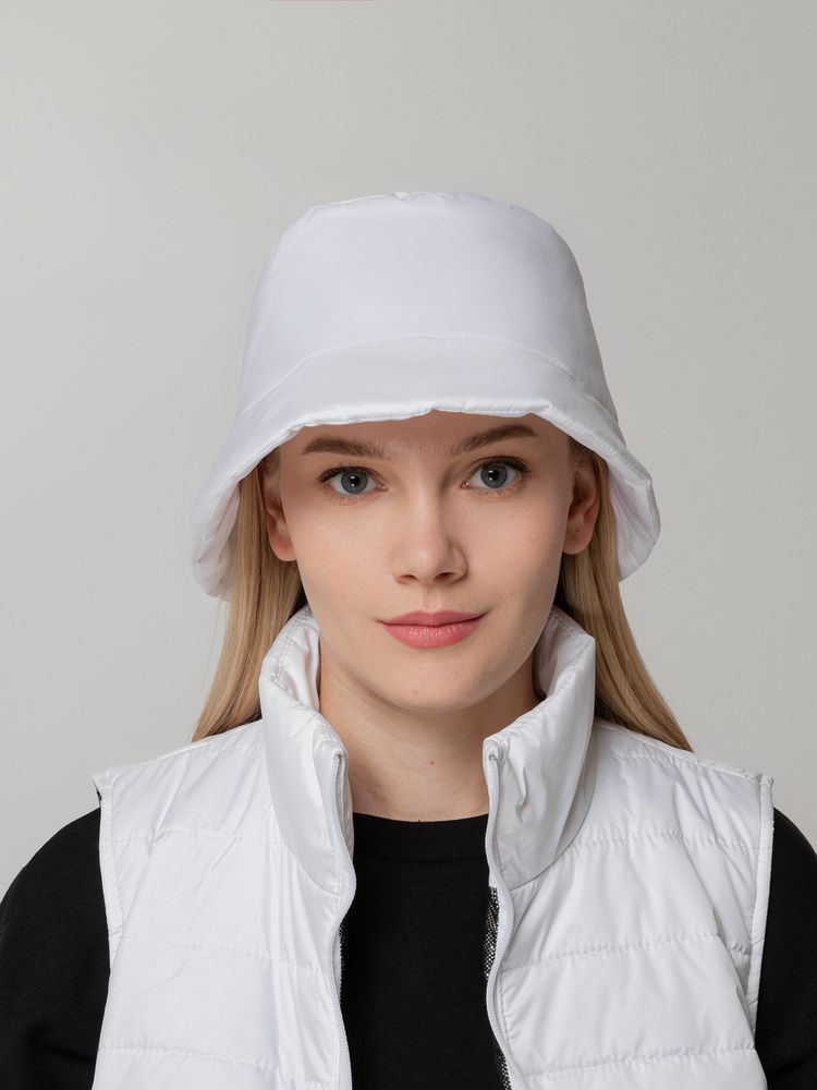 Панама утепленная Shelter, белая — изображение 4