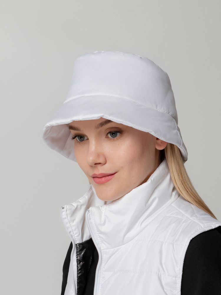 Панама утепленная Shelter, белая — изображение 5