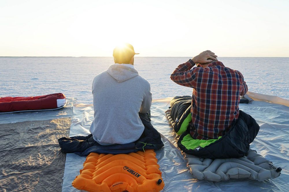 Надувной коврик Insulated Static V Lite, оранжевый — изображение 7