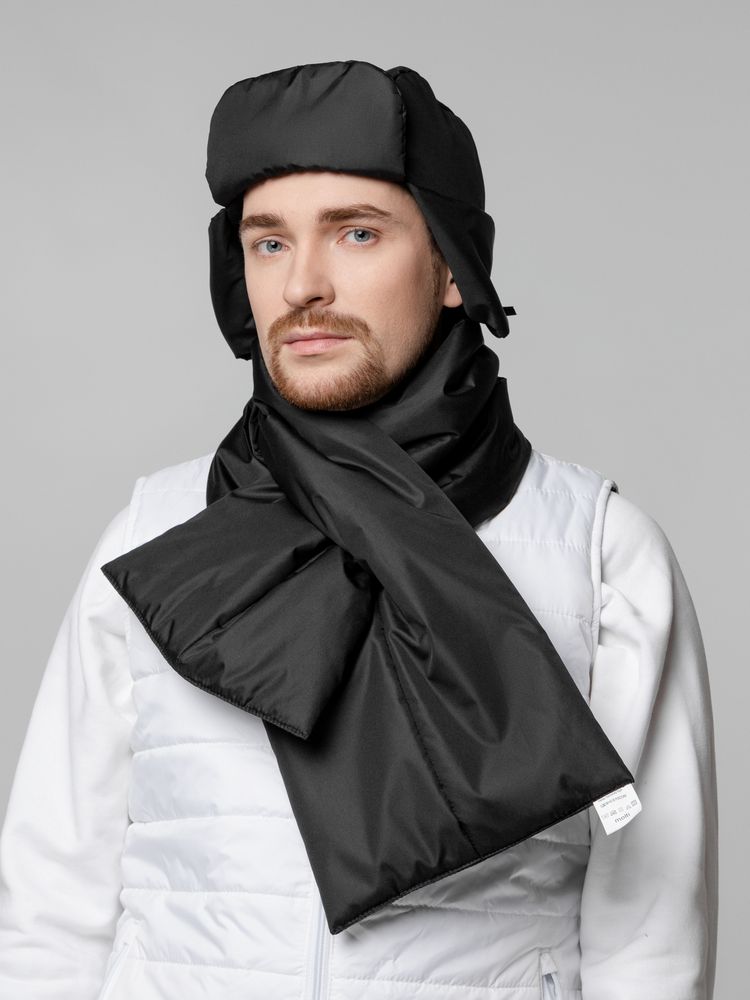 Шапка-ушанка Shelter, черная — изображение 18