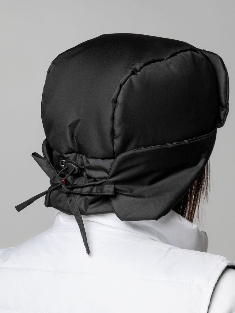Шапка-ушанка Shelter, черная — изображение 17