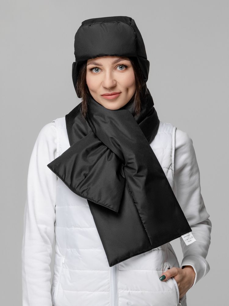 Шарф Shelter, черный — изображение 7