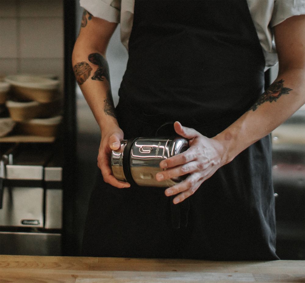 Термос для еды Jerrycan 470, вакуумный, стальной зеркальный — изображение 7