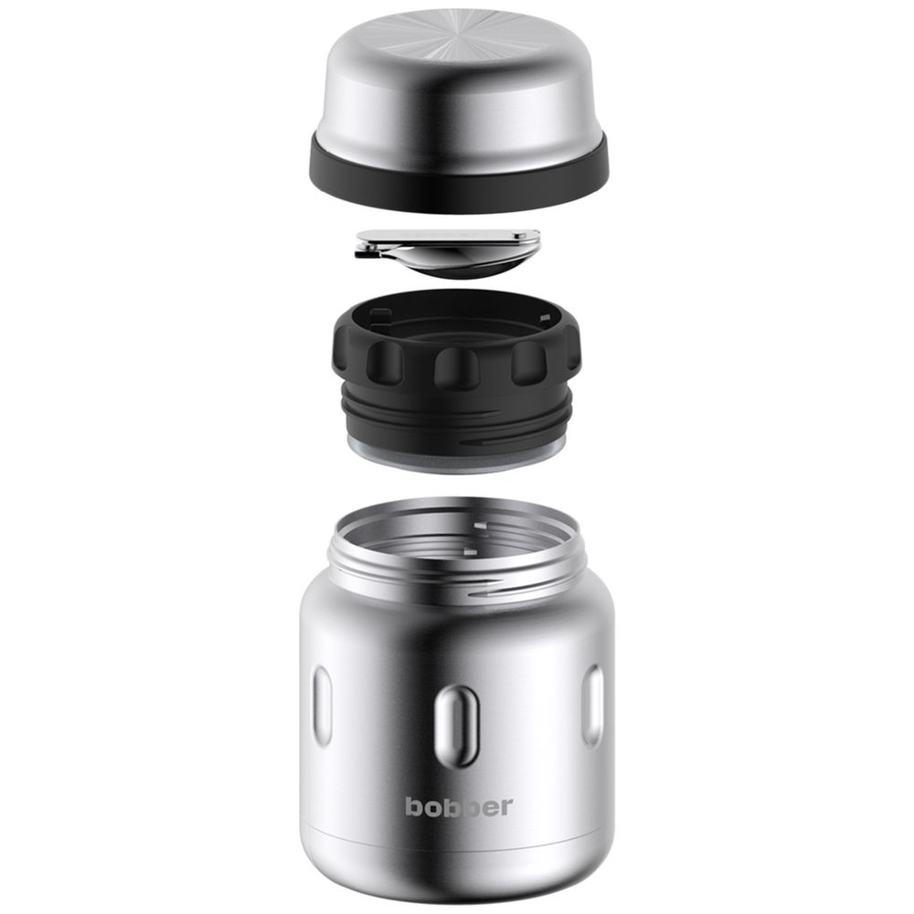 Термос для еды Jerrycan 470, вакуумный, стальной матовый — изображение 3