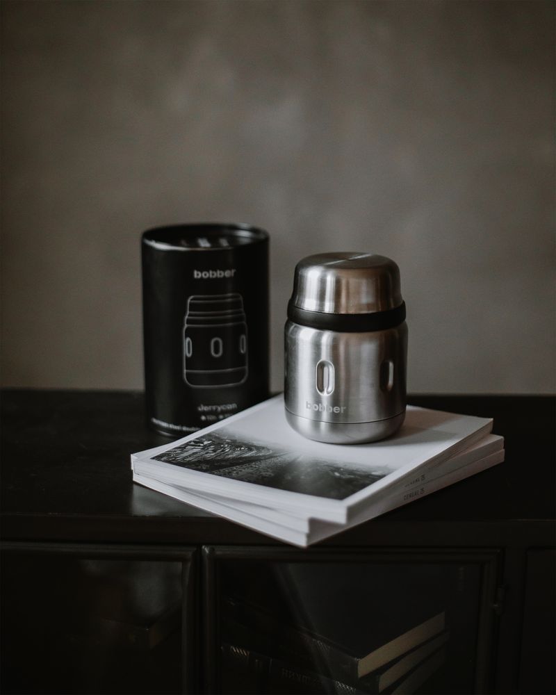 Термос для еды Jerrycan 470, вакуумный, стальной матовый — изображение 7