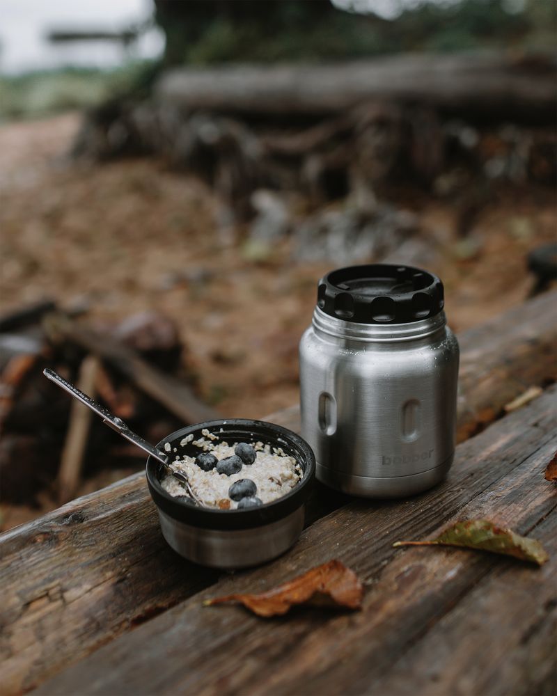 Термос для еды Jerrycan 470, вакуумный, стальной матовый — изображение 8