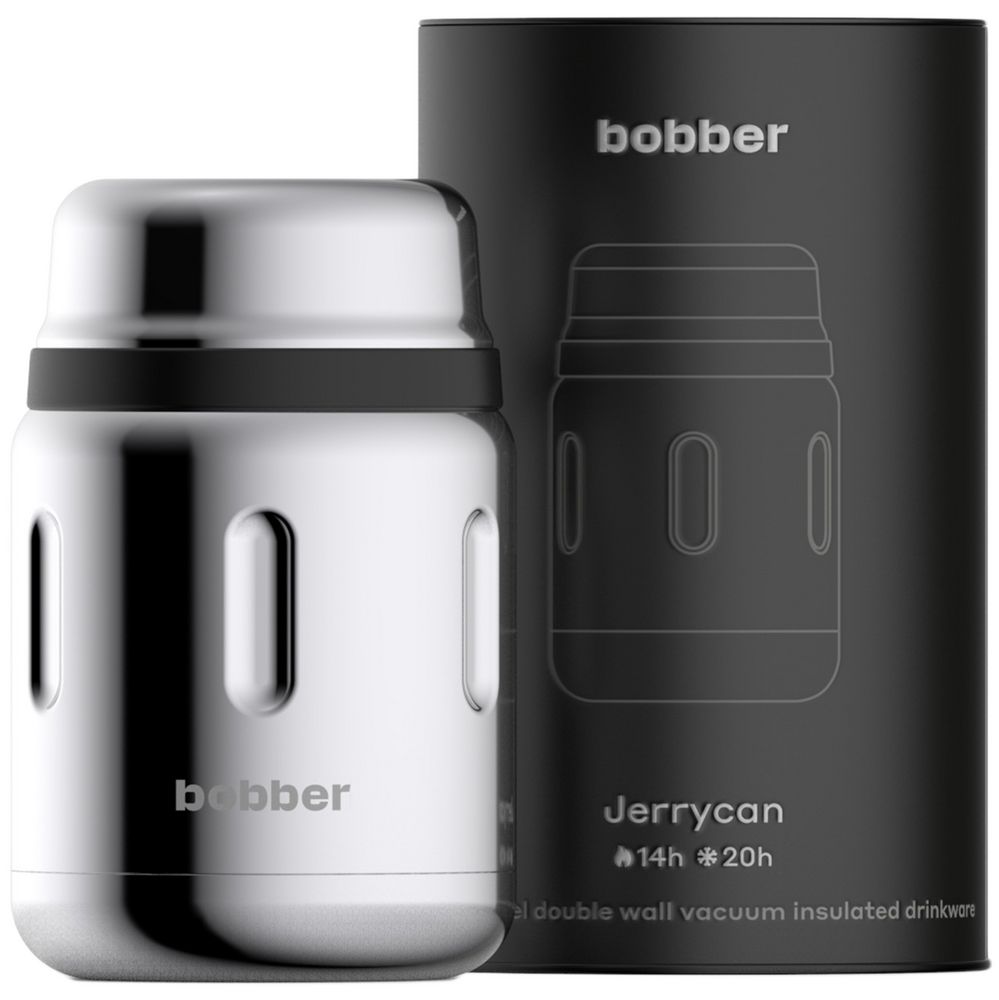 Термос для еды Jerrycan 700, вакуумный, стальной зеркальный — изображение 2