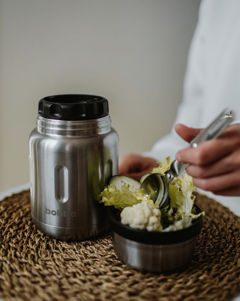 Термос для еды Jerrycan 700, вакуумный, стальной матовый — изображение 8