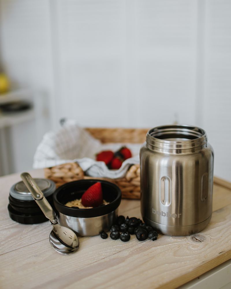 Термос для еды Jerrycan 700, вакуумный, стальной матовый — изображение 9