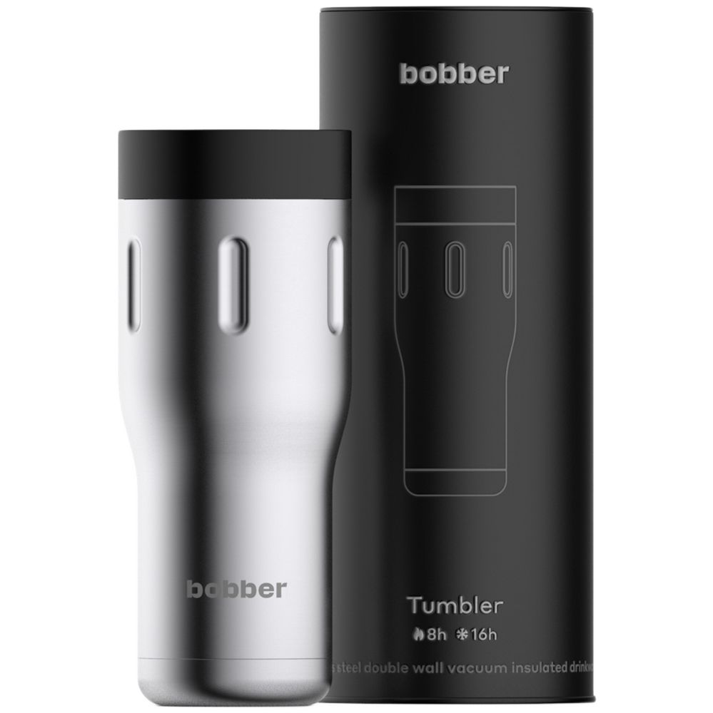 Термостакан Tumbler 470, вакуумный, стальной матовый — изображение 2