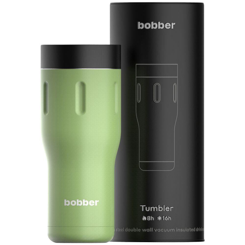 Термостакан Tumbler 470, вакуумный, зеленый — изображение 2