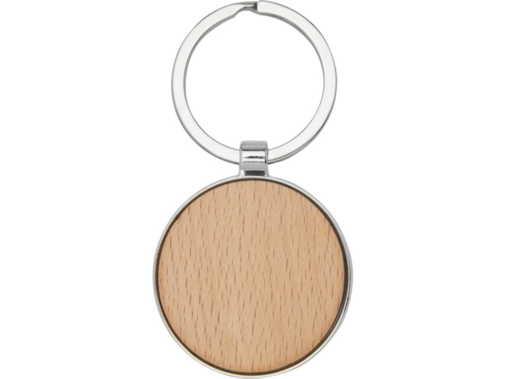 Круглый брелок Moreno из бука, дерево — изображение 2