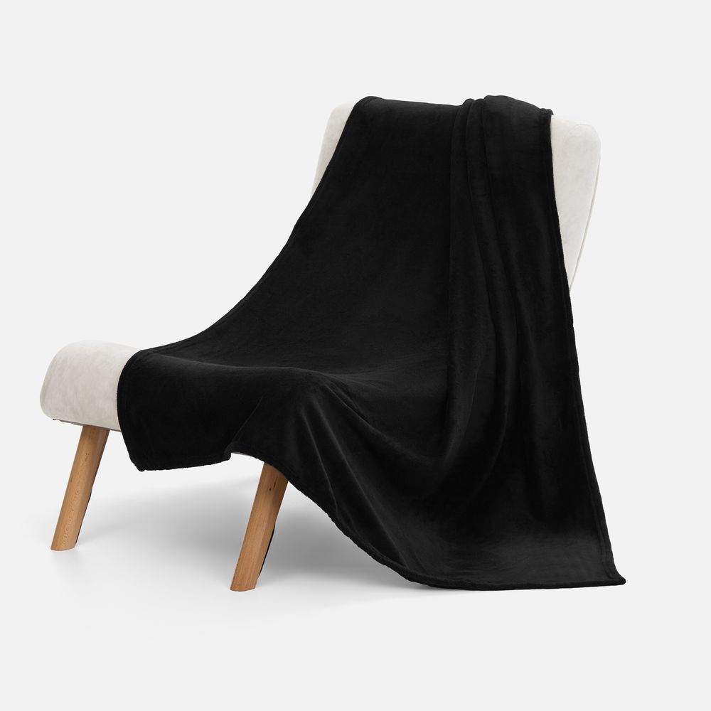 Плед Plush, черный — изображение 5