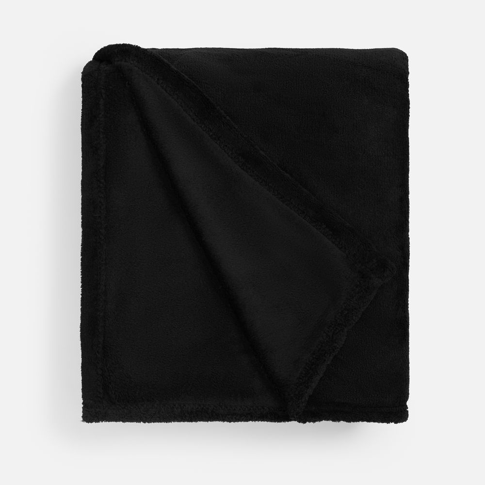 Плед Plush, черный — изображение 2