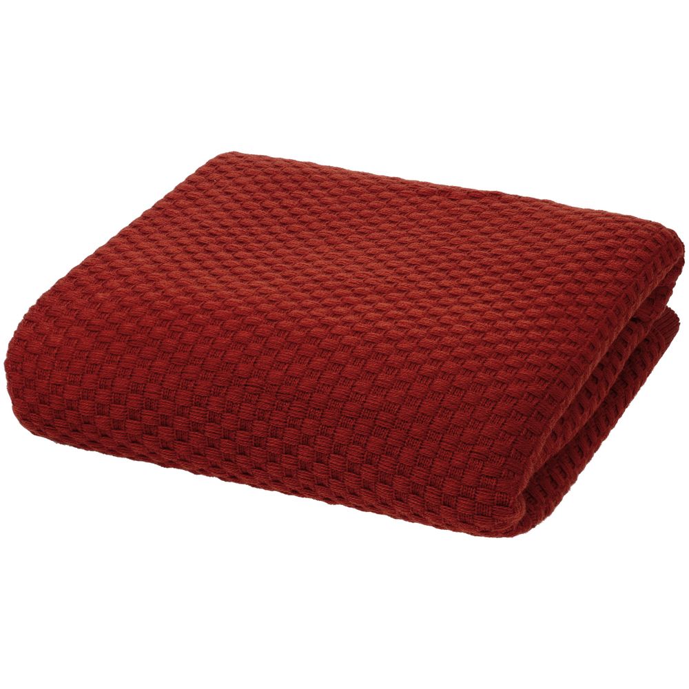 Плед Sheerness, коричневый (терракота) — изображение 5