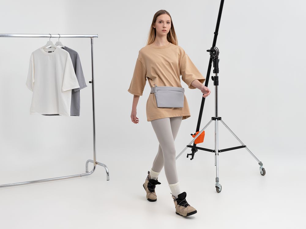 Поясная сумка Traffic, серая — изображение 2