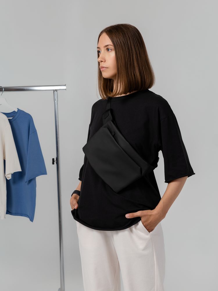 Поясная сумка Traffic, черная — изображение 4