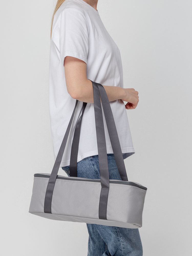 Термосумка Bodega, серая — изображение 5