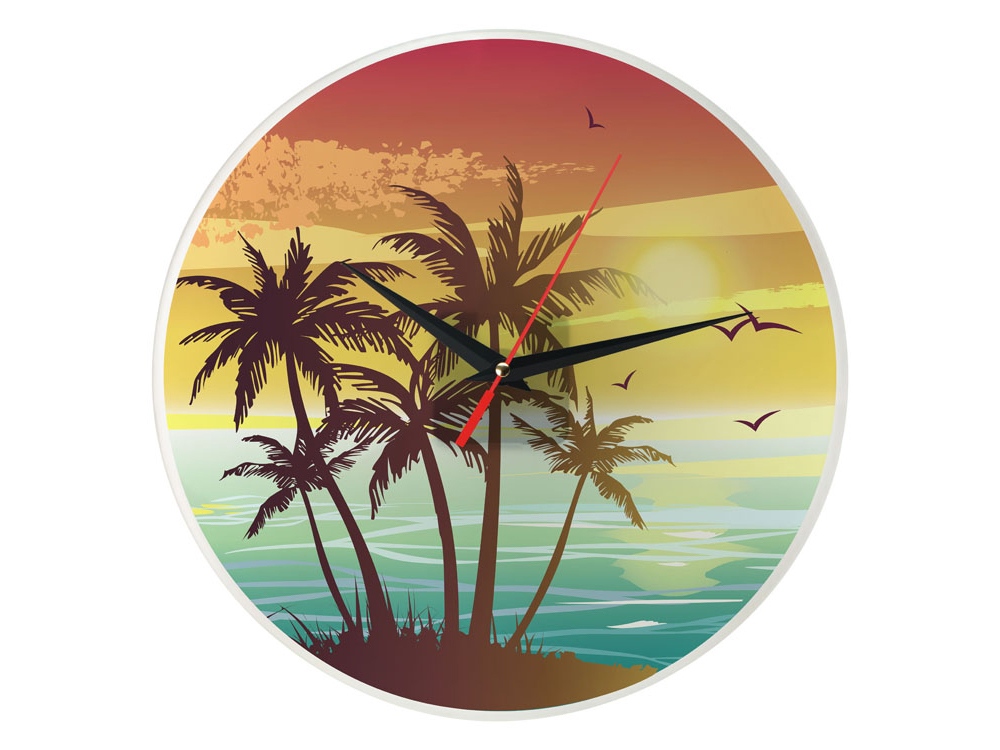 Часы настенные круглые из стекла 28 см Thames — изображение 3