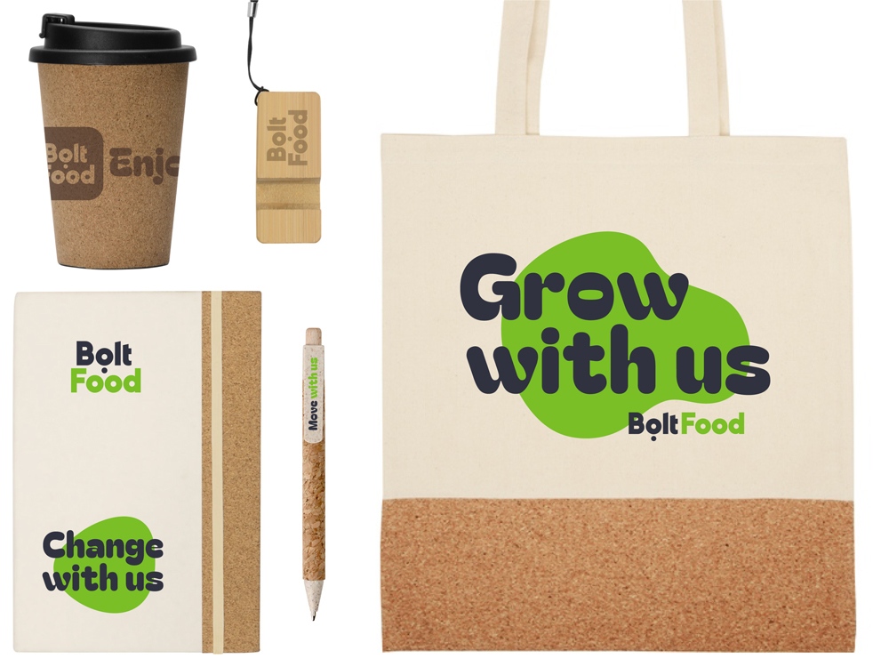 Welcome pack Hello eco, натуральный с нанесением