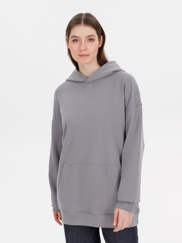 Худи оверсайз унисекс Outshine, серое — изображение 6