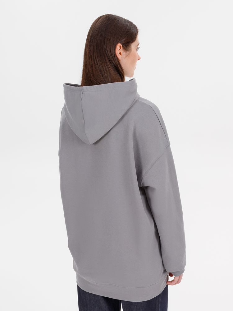 Худи оверсайз унисекс Outshine, серое — изображение 7