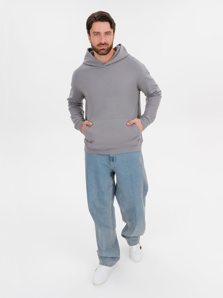 Худи оверсайз унисекс Outshine, серое — изображение 12