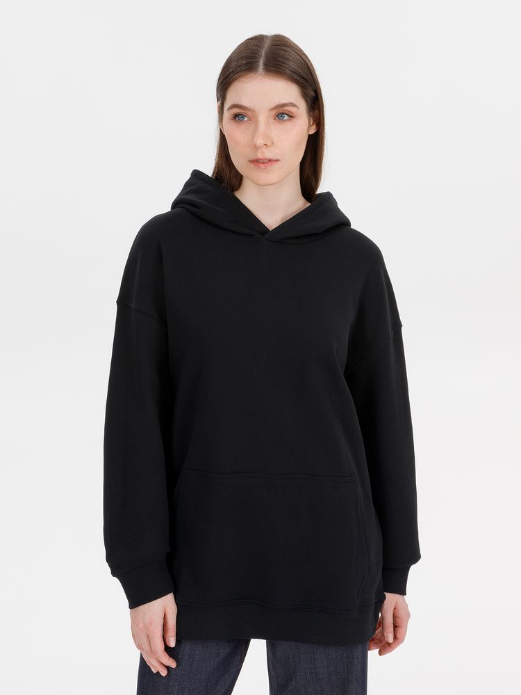 Худи оверсайз унисекс Outshine, черное — изображение 10