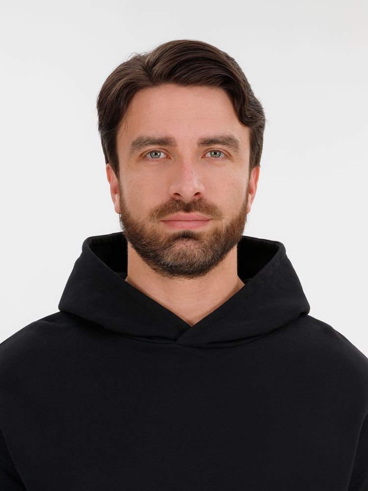 Худи оверсайз унисекс Outshine, черное — изображение 8