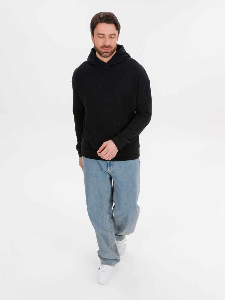 Худи оверсайз унисекс Outshine, черное — изображение 9