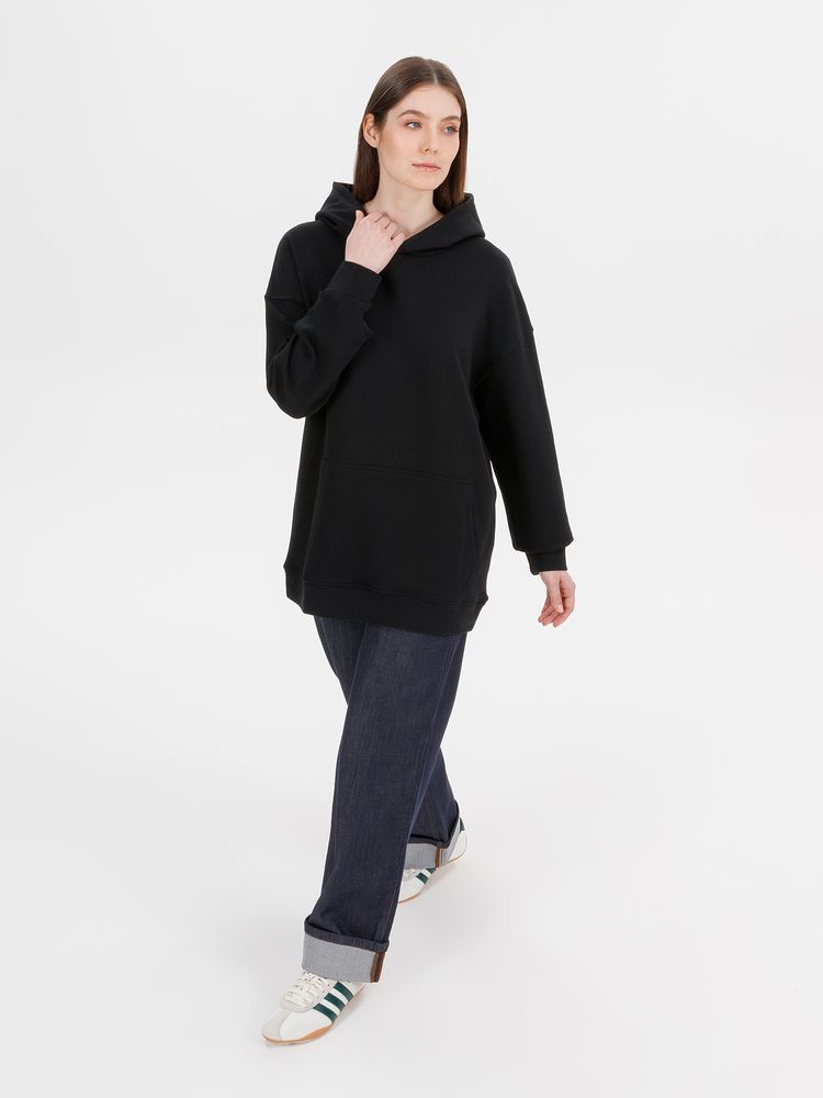 Худи оверсайз унисекс Outshine, черное — изображение 13