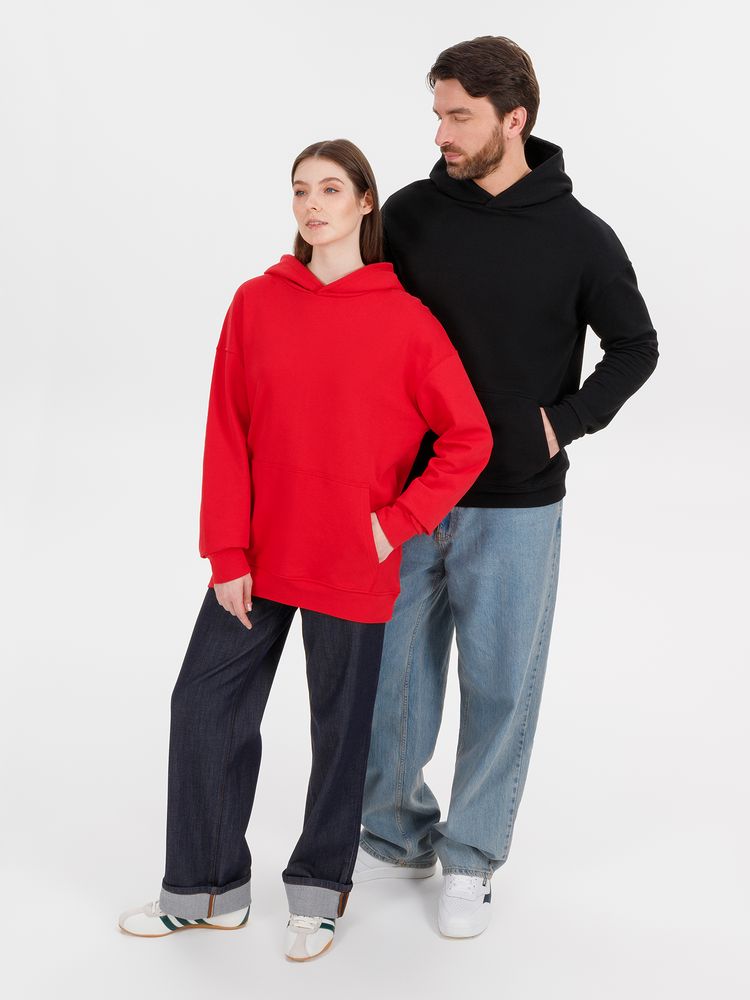 Худи оверсайз унисекс Outshine, черное — изображение 14