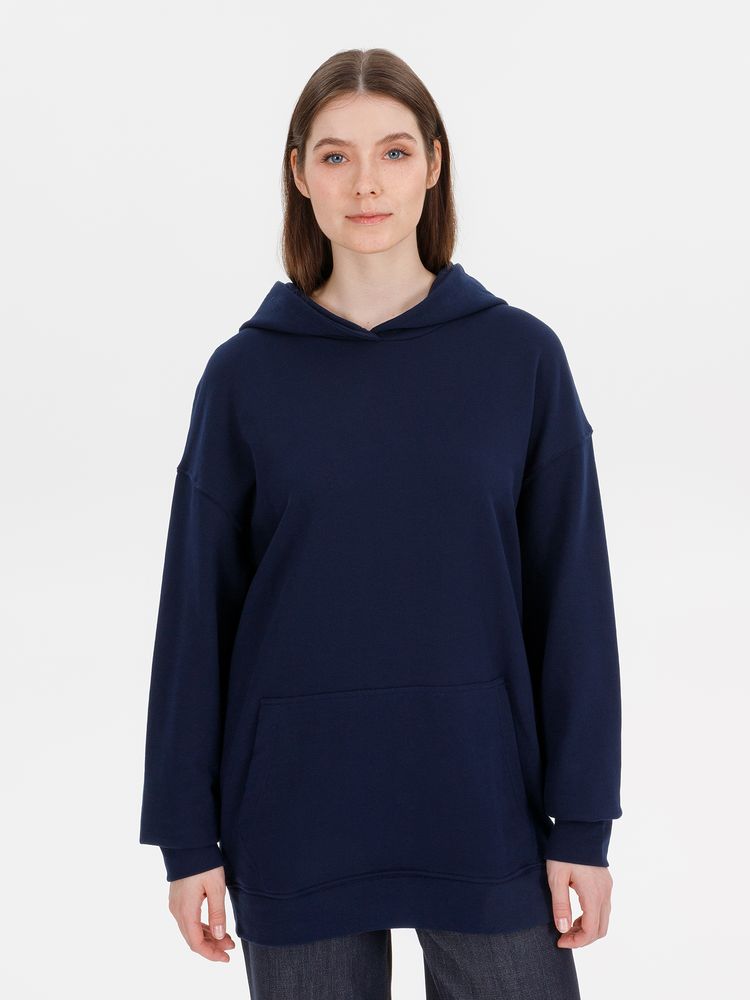 Худи оверсайз унисекс Outshine, темно-синее — изображение 10