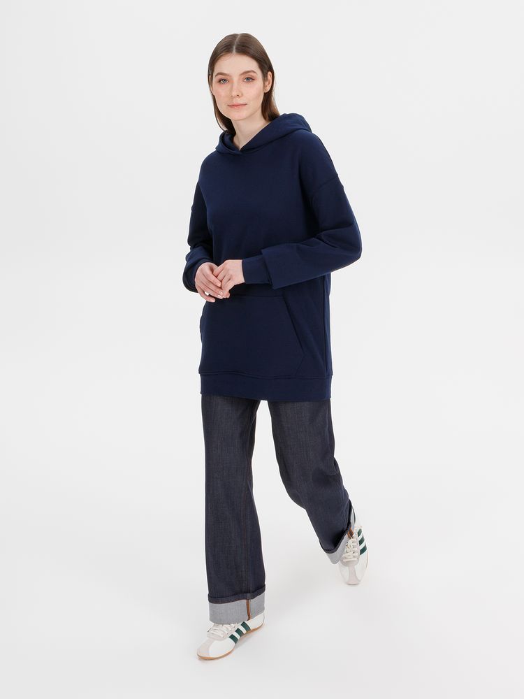 Худи оверсайз унисекс Outshine, темно-синее — изображение 13