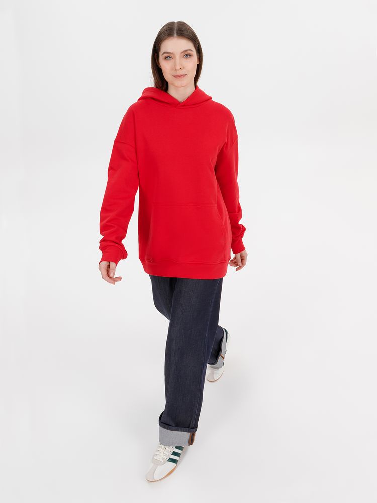 Худи оверсайз унисекс Outshine, красное — изображение 8