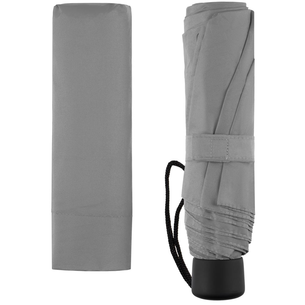 Зонт складной Trend Mini, серый — изображение 4