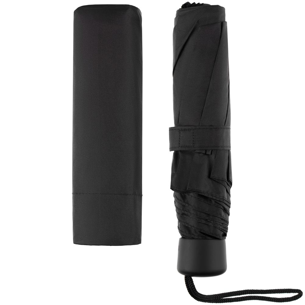 Зонт складной Trend Mini, черный — изображение 4