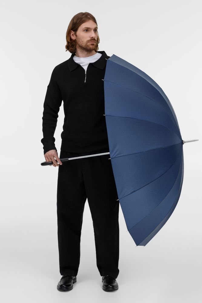 Зонт-трость Hit Golf, темно-синий — изображение 10