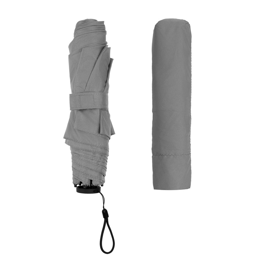 Зонт складной Luft Trek, серый — изображение 6