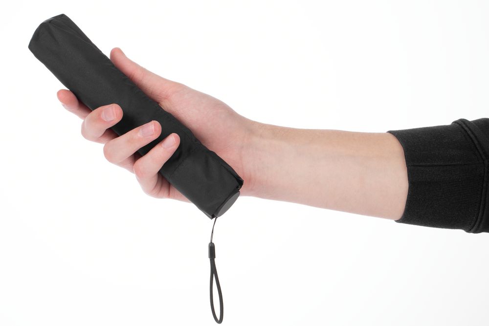 Зонт складной Luft Trek, черный — изображение 4