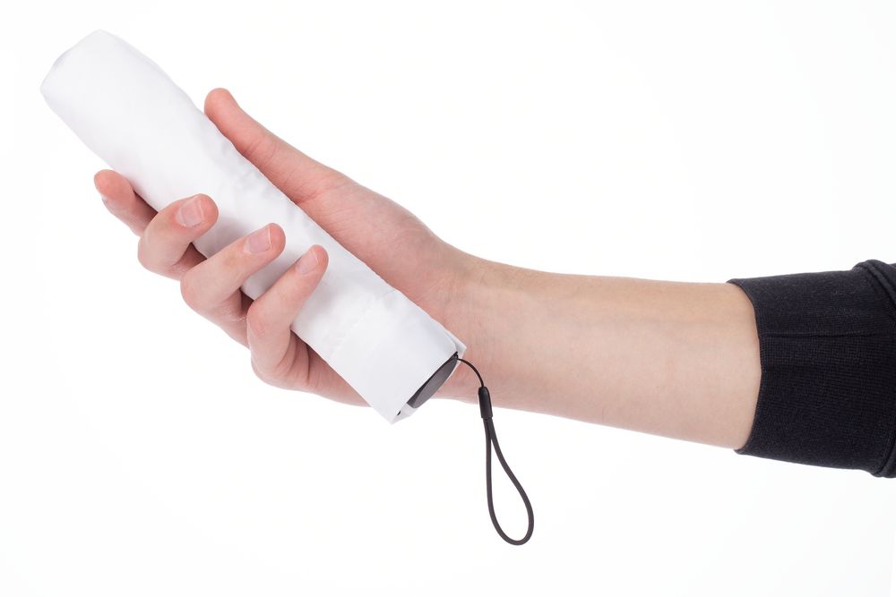 Зонт складной Luft Trek, белый — изображение 4