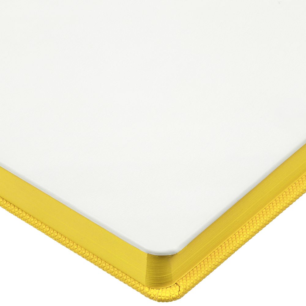 Ежедневник Duplex, недатированный, белый с желтым — изображение 6