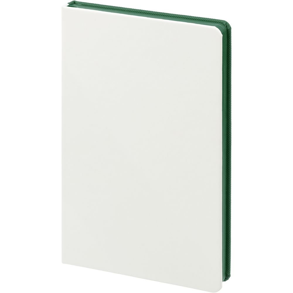 Ежедневник Duplex, недатированный, белый с зеленым — изображение 2