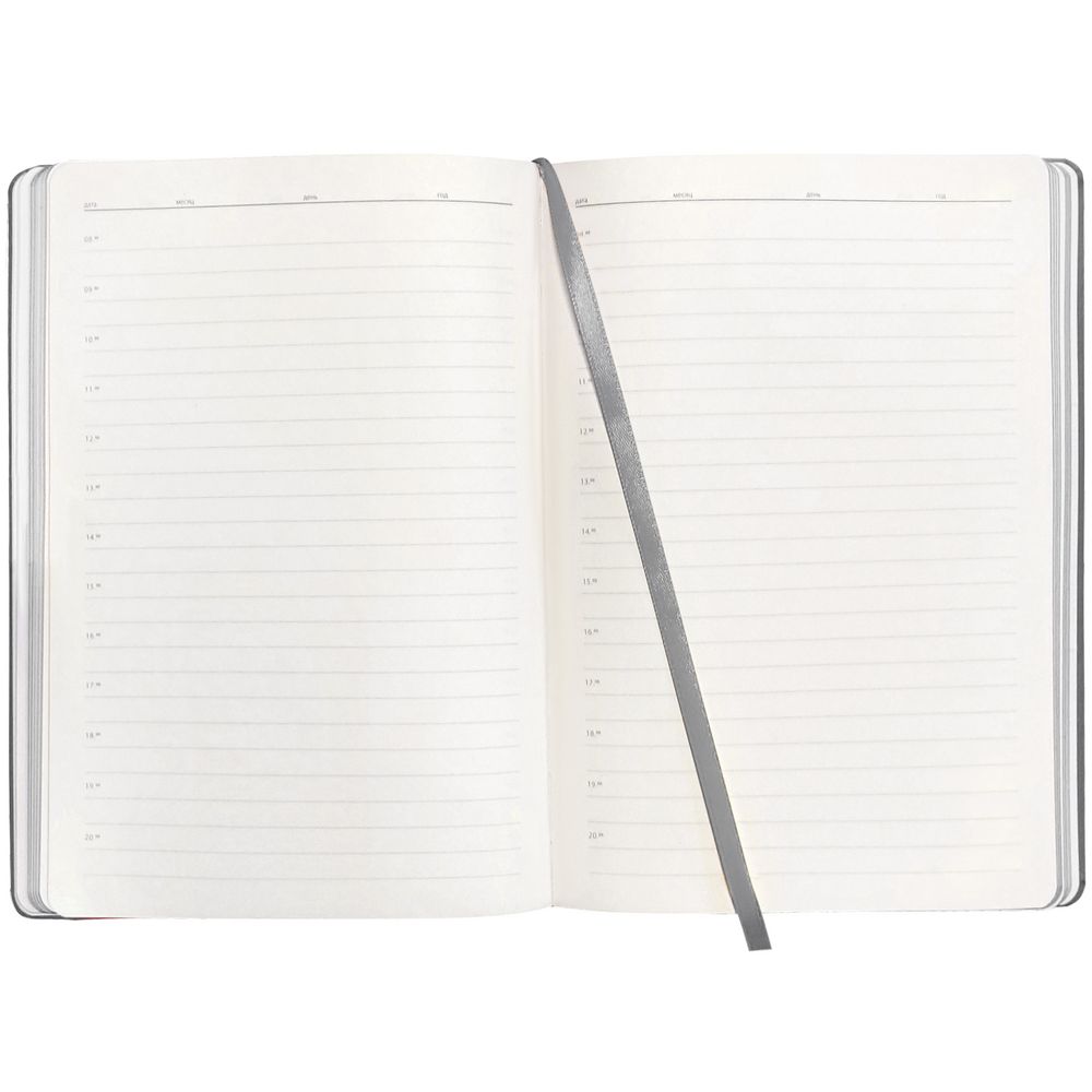 Ежедневник Shall Light, недатированный, серый — изображение 5