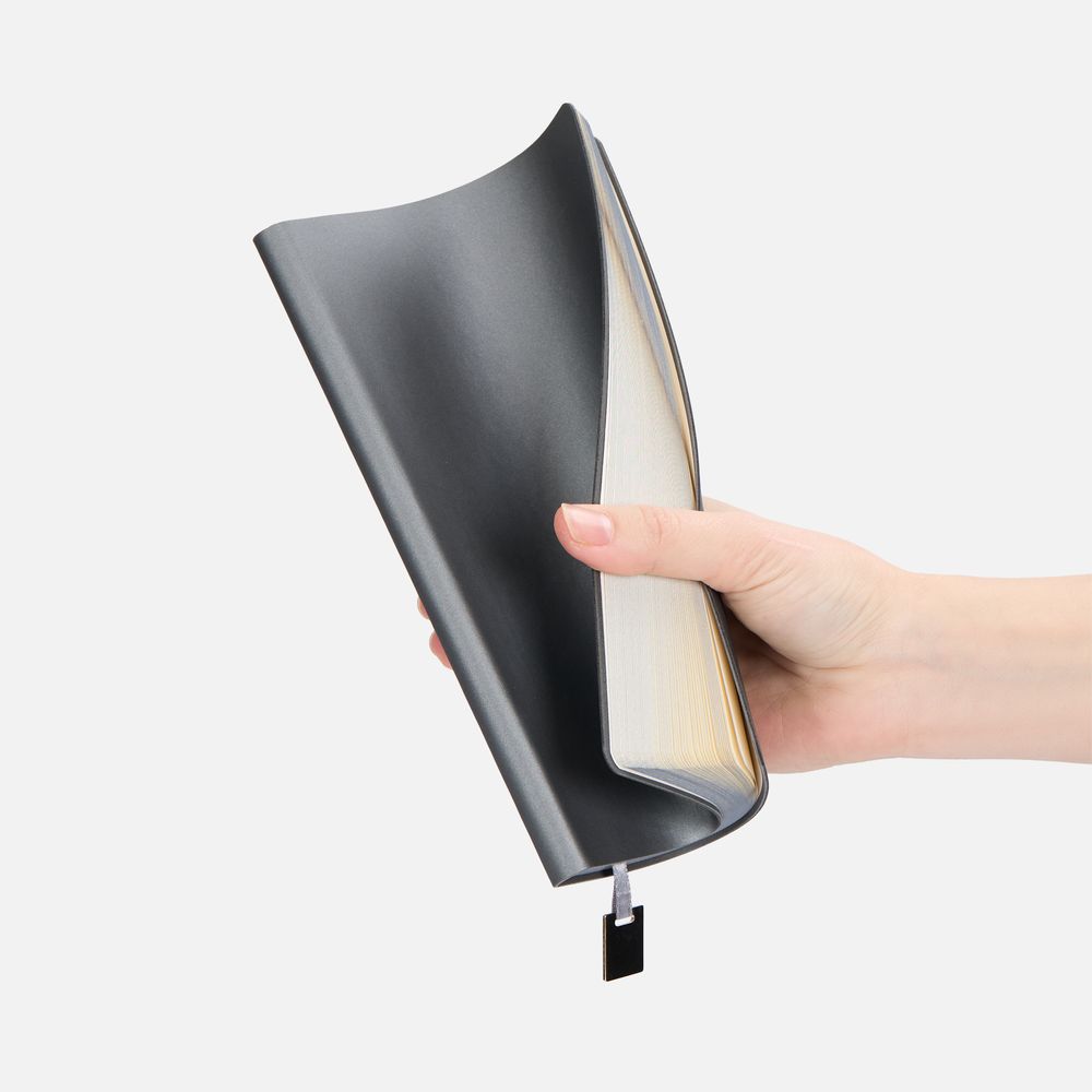 Ежедневник Shall Light, недатированный, серый — изображение 5